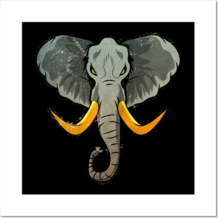 Majestic Elephant Posters and Art